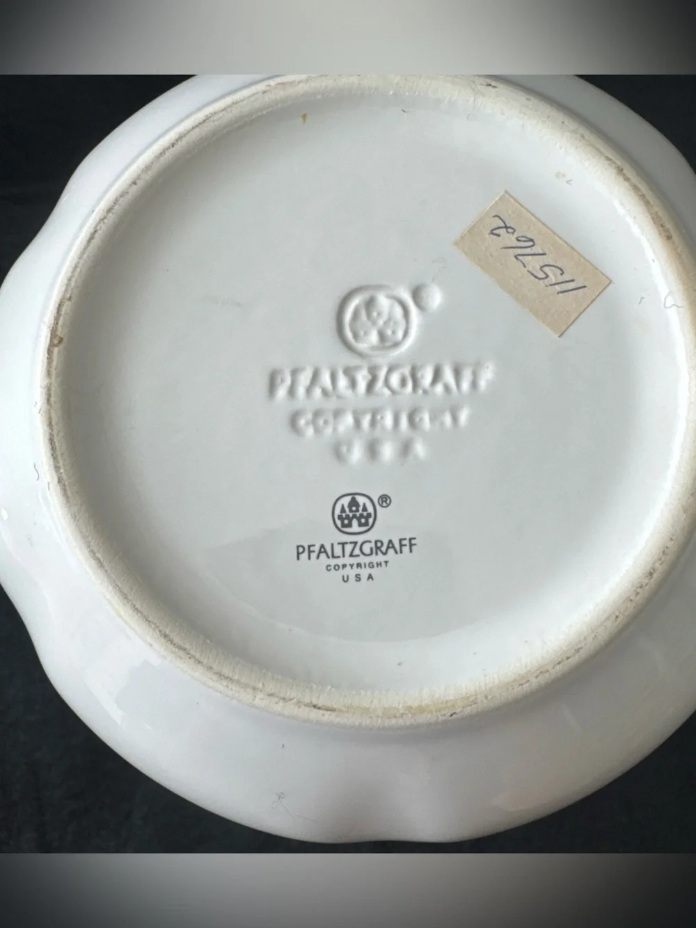 PFALTZGRAFF GRAPEVINE Large Canister Stoneware 9.5” Wine Vineyard Barware